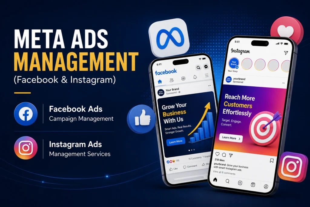 Meta Ads management services for Facebook and Instagram by WOD Solution